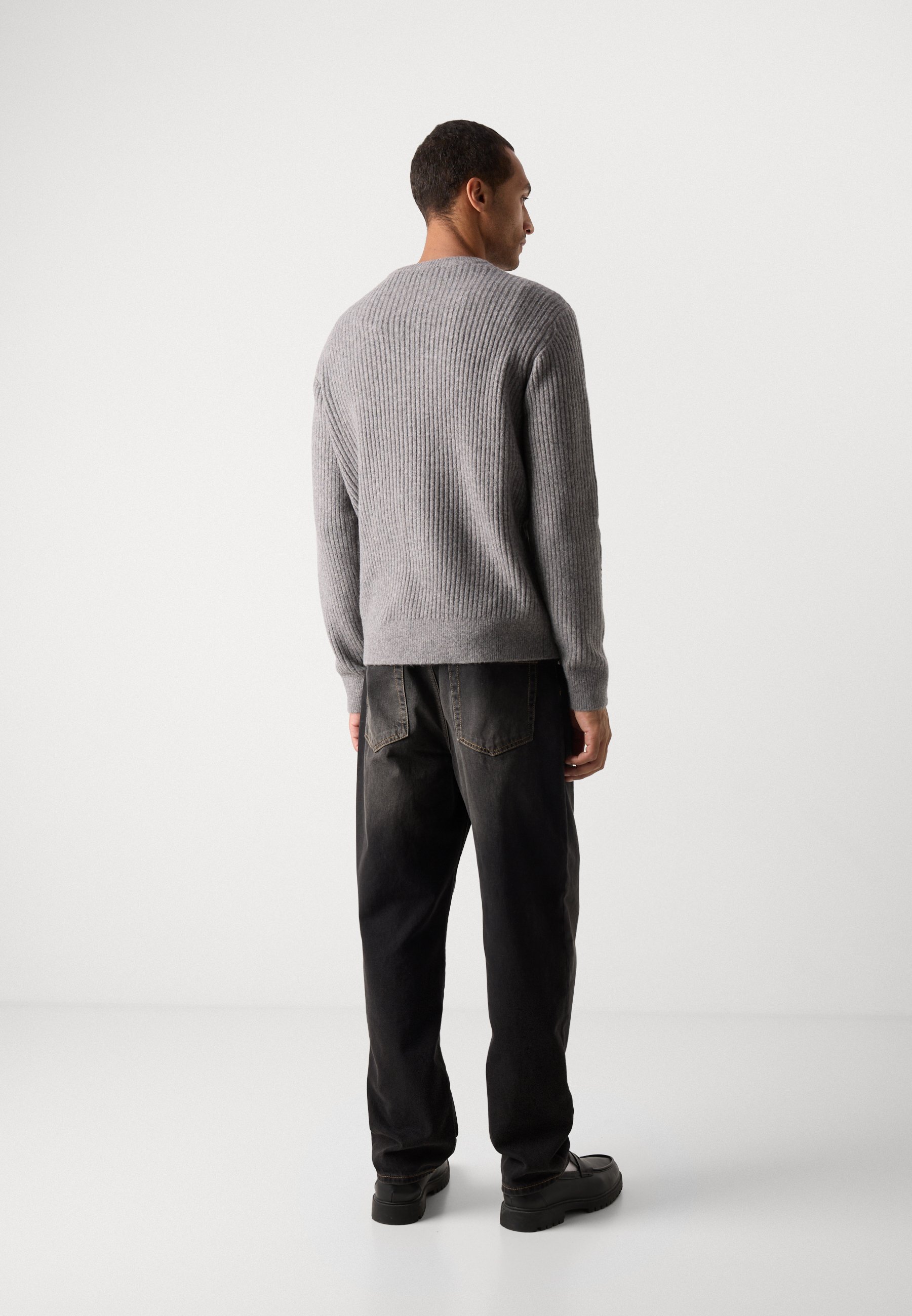 INDICODE JEANS COL ROUE - Pull - gris mélangé