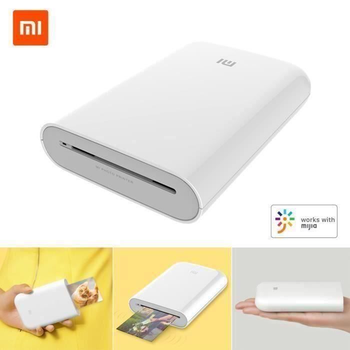 Xiaomi Photo Printer, Portable Photo Printer, White