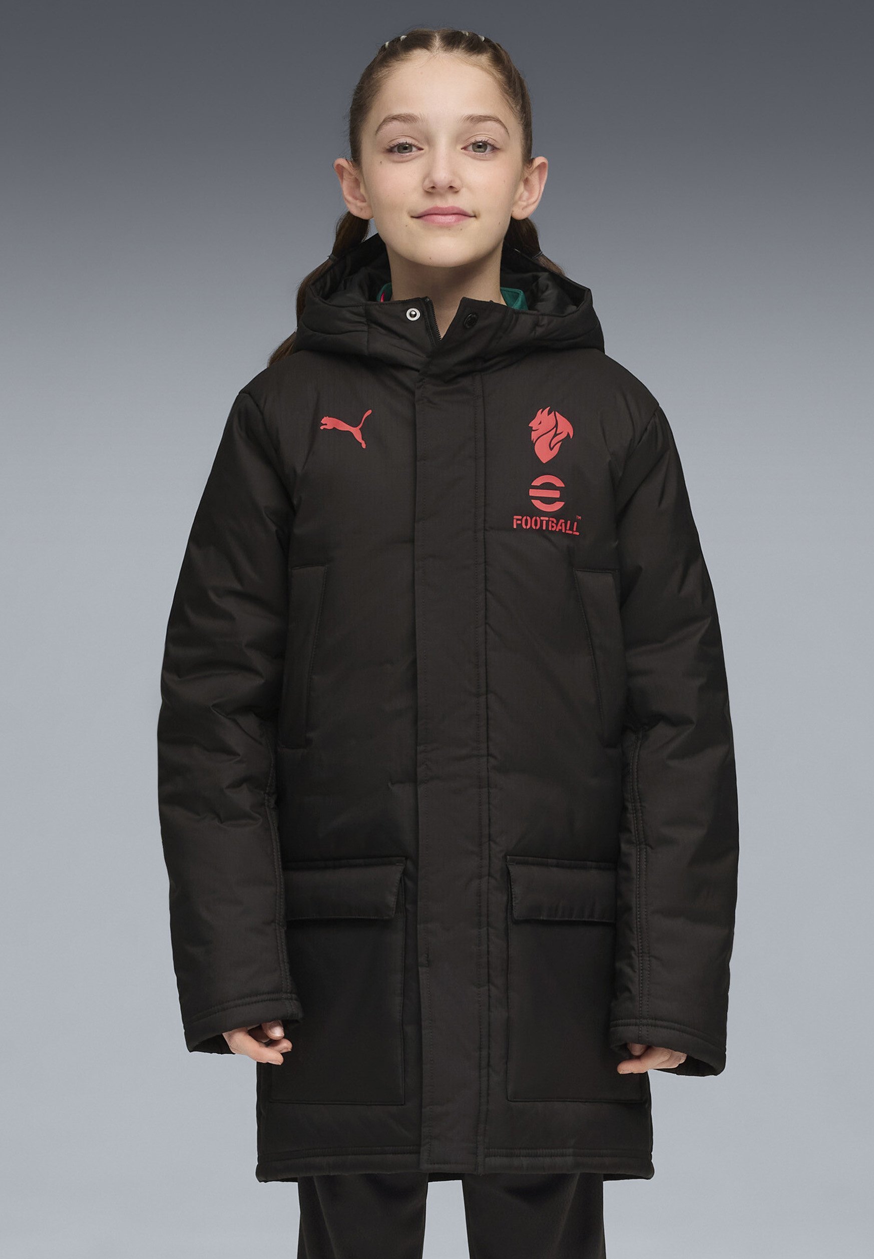Puma AC MILAN - Clubkleding - zwart voor alle tijden rood