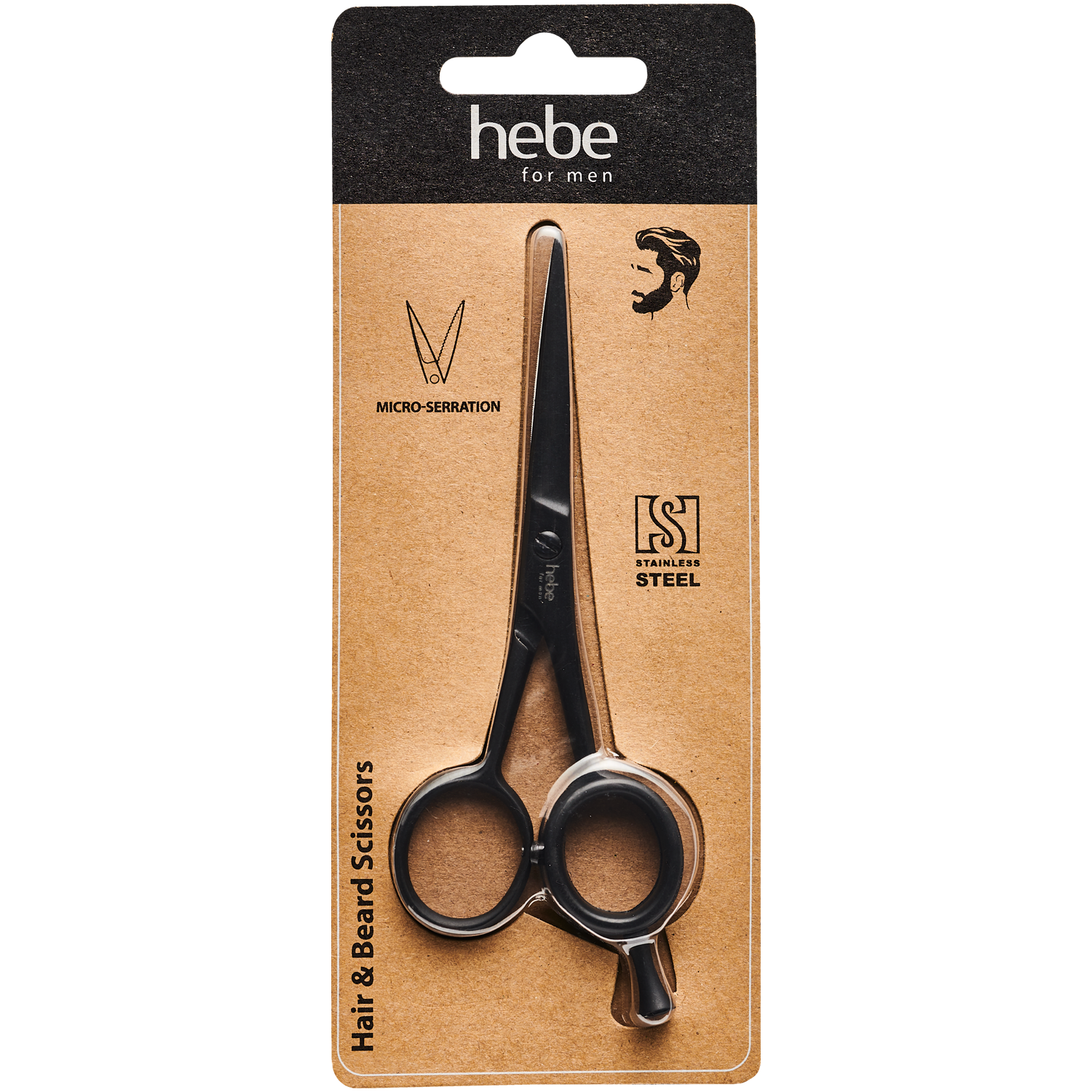 Ciseaux à cheveux et à barbe Hebe pour hommes