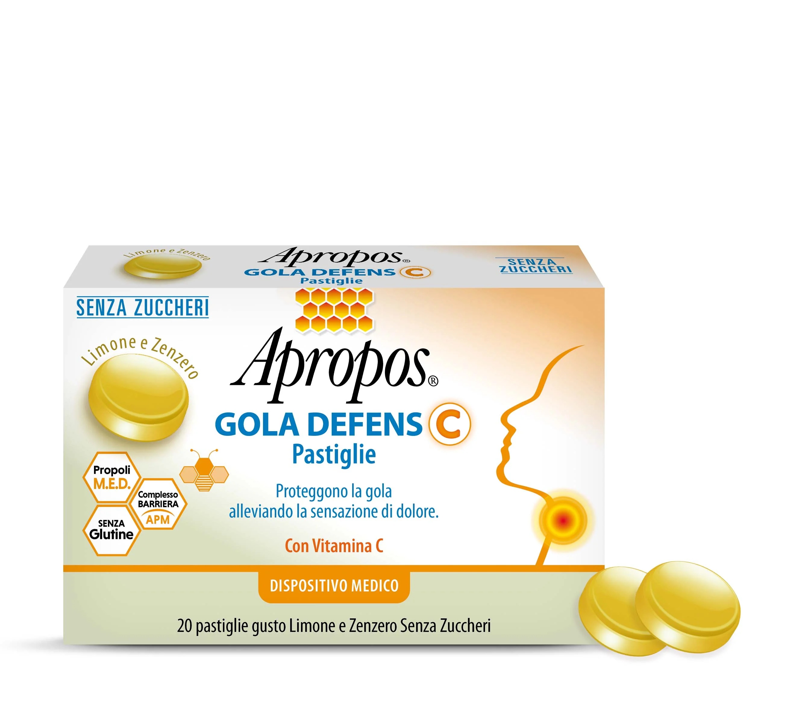 APROPOS Apropos Gola Defens C Citroen en gember Verzachtende werking
