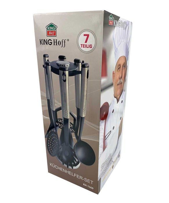 Ensemble ustensiles - KINGHOFF - KH-1569 - Ustensiles de cuisine - Lot complet - Pratique et durable