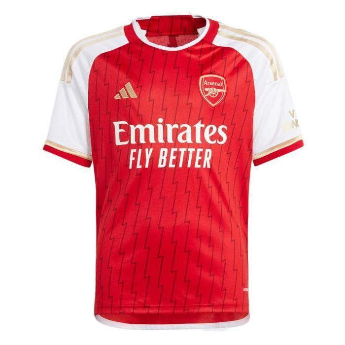 Maglia da calcio Adidas Arsenal da uomo, rossa/bianca, stagione 23/24