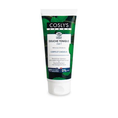 Gel douche et shampoing Coslys pour hommes 200 ml