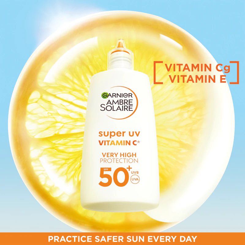Garnier Ambre Solaire Super UV Vitamine C Lichtbeschermende vloeistof tegen verkleuring