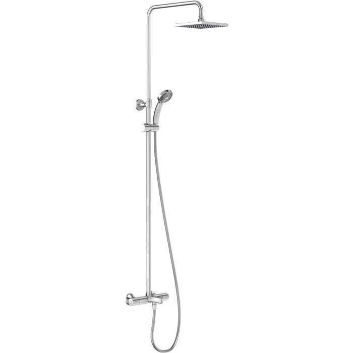 Columna termostática de baño-ducha - Jacob Delafon - JULIO - Cromado - Salida de agua 19 L/min
