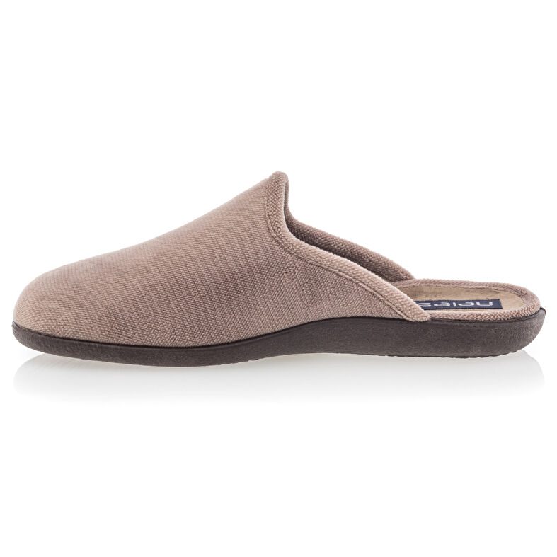 Beige tofflor för män
