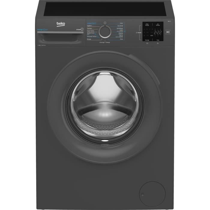 BEKO BM0WU3922FB Front-Loading Washing Machine - 9 kg - Induction - 60cm Wide - 1200 rpm - Energy Class A - Black