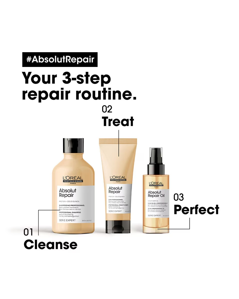 L'OREAL PROFESSIONNEL Absolut Repair Gold Conditioner για ταλαιπωρημένα μαλλιά