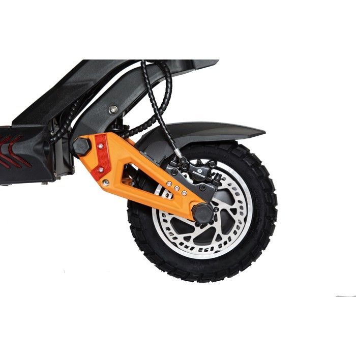 Patinete eléctrico Kukirin G3 Pro con neumáticos de 10 pulgadas, motor de 2400 W, batería de 52 V y 23,4 Ah, autonomía máxima de 80 km, velocidad máxima de 65 km/h.