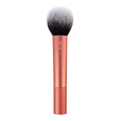 Štětec na pudr Real Techniques Powder Brush Face 201 s kuželovými štětinami, 1 ks.