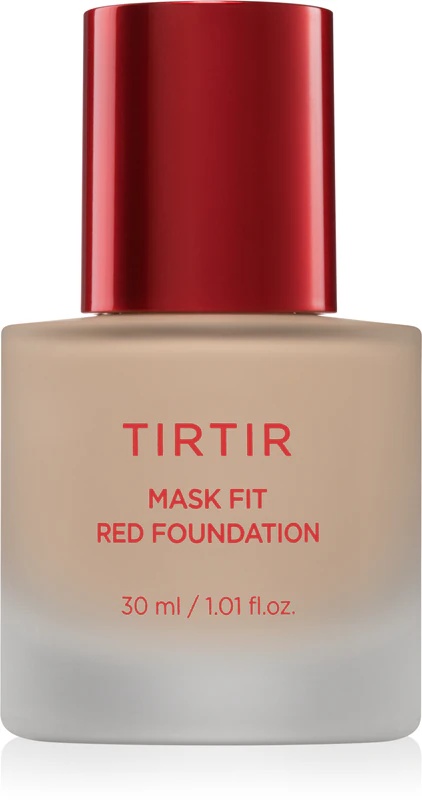 TIRTIR Mask Fit Red Foundation ir izgaismojošs, mitrinošs šķidrais tonālais krēms.