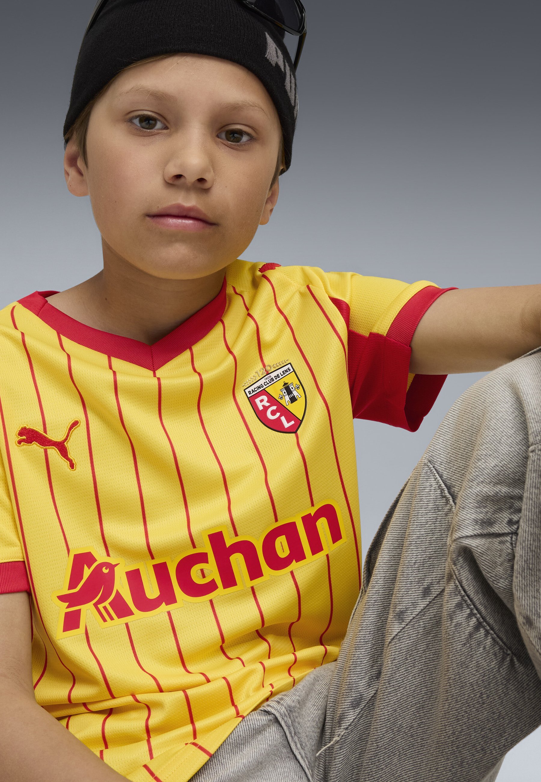 Puma RC LENS 25/26 HEIM - T-shirt stampata - pelé giallo rosso