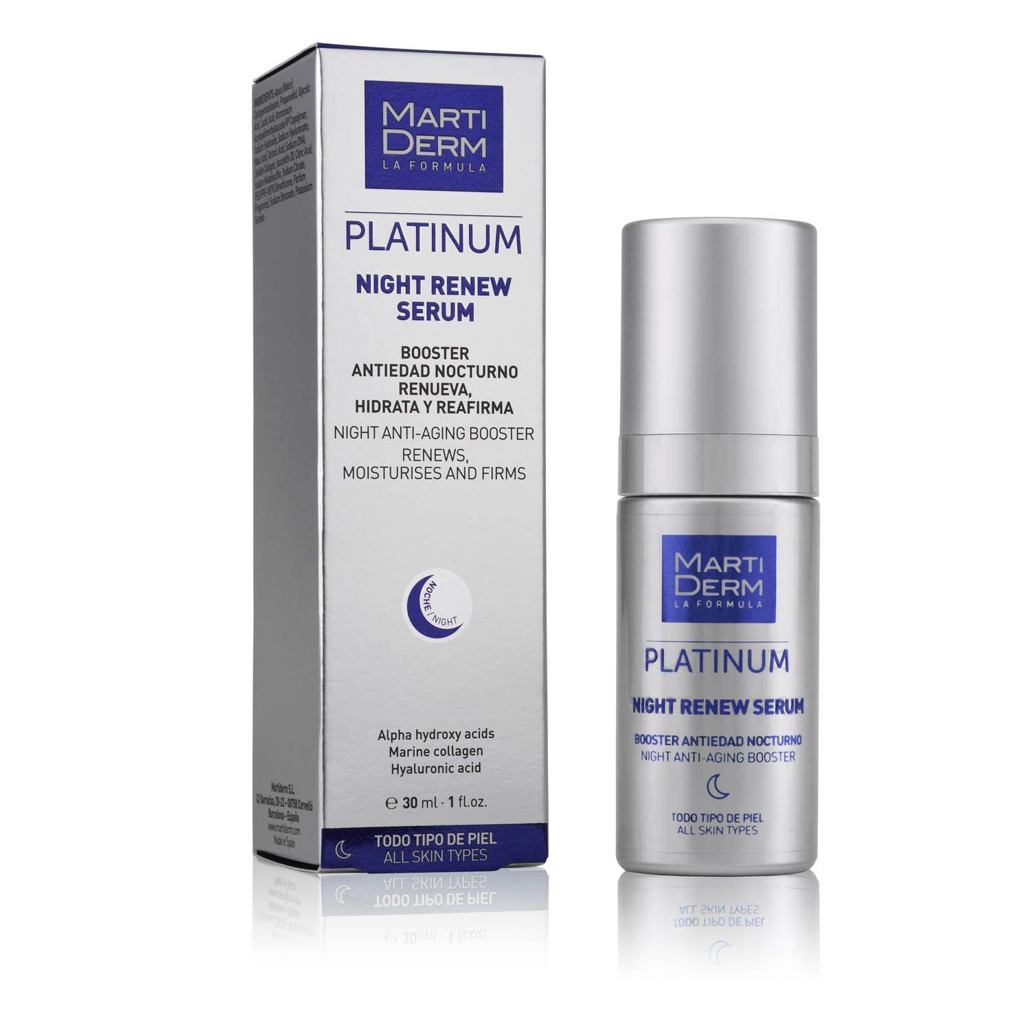 Platinum Night Renew Serum Protiv bora i starenja