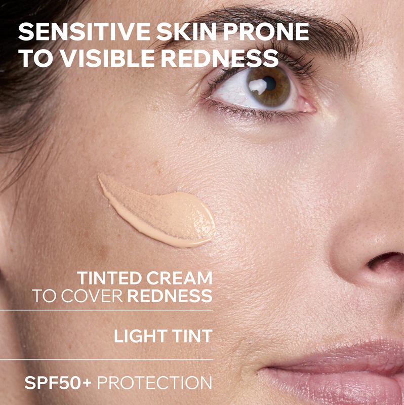 Uriage Roseliane CC krém SPF 50+ CC krém proti začervenaniu SPF 50+