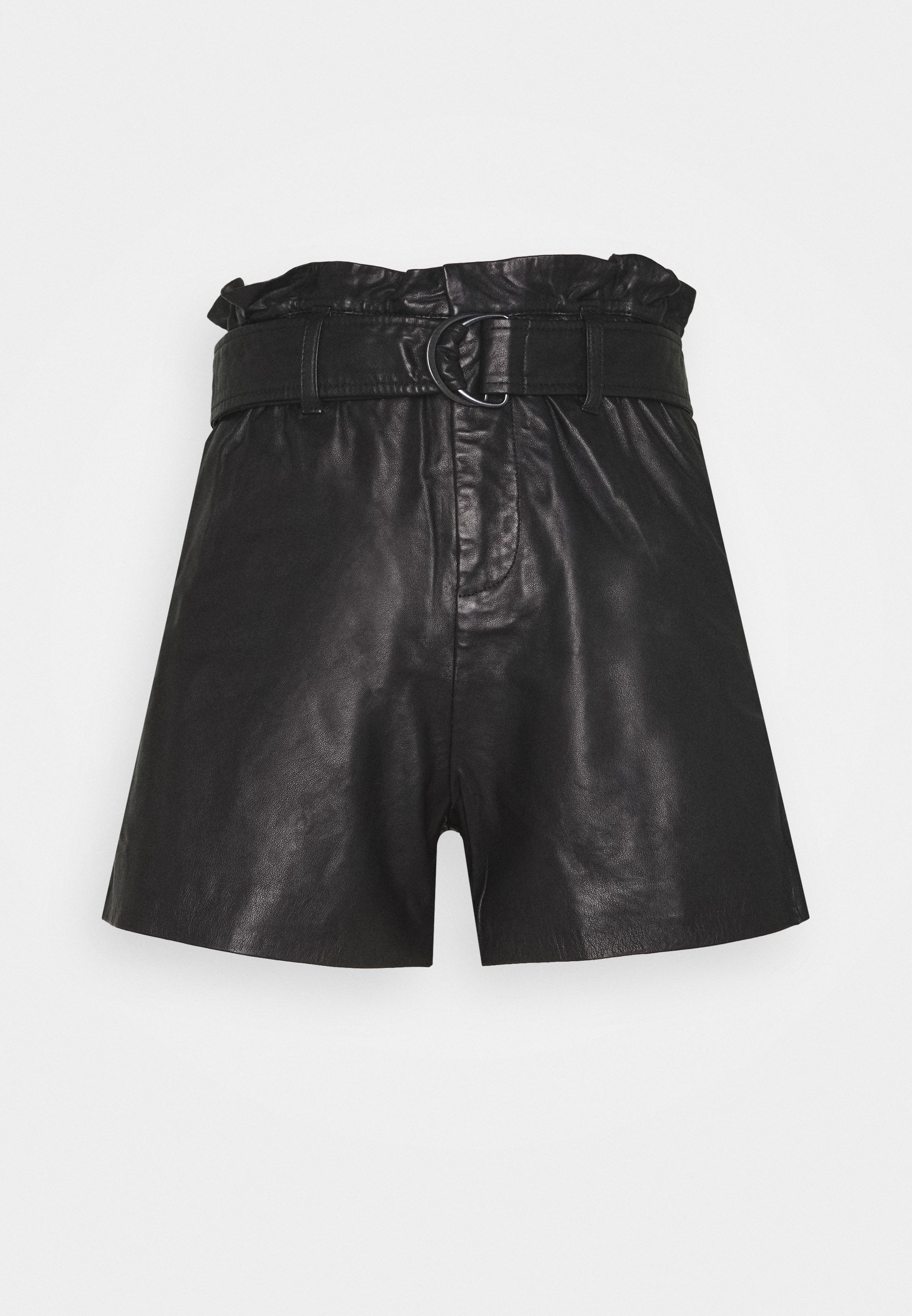 AllSaints leren broek - zwart