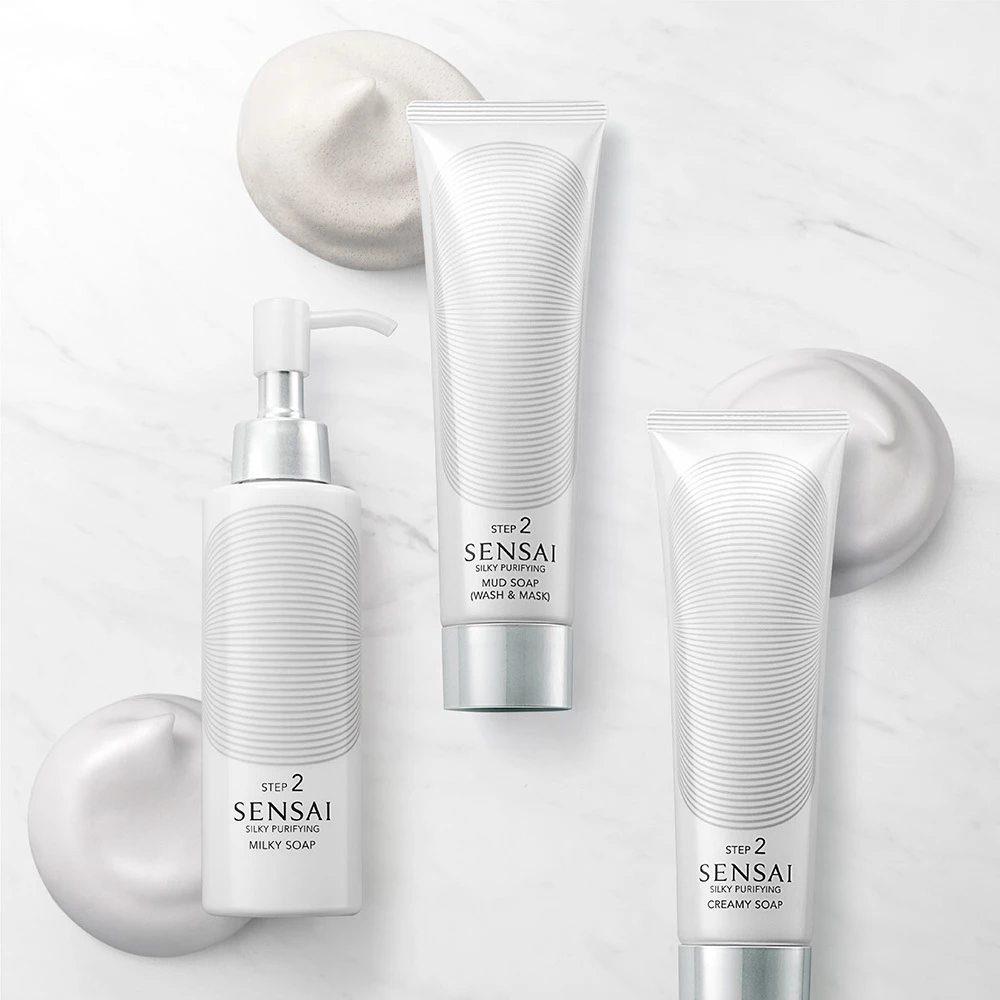 Selymes Tisztító Iszapszappan (Lemosó és Maszk) 125 ml - SENSAI