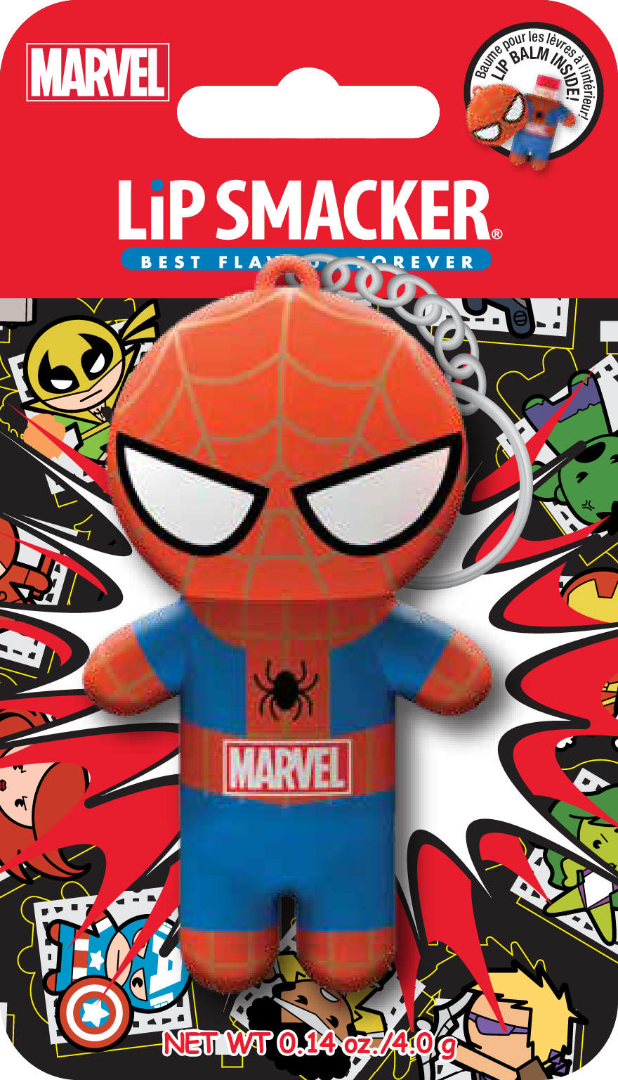 Zirnekļcilvēka lūpu balzams Lūpas: balzami un kopšana