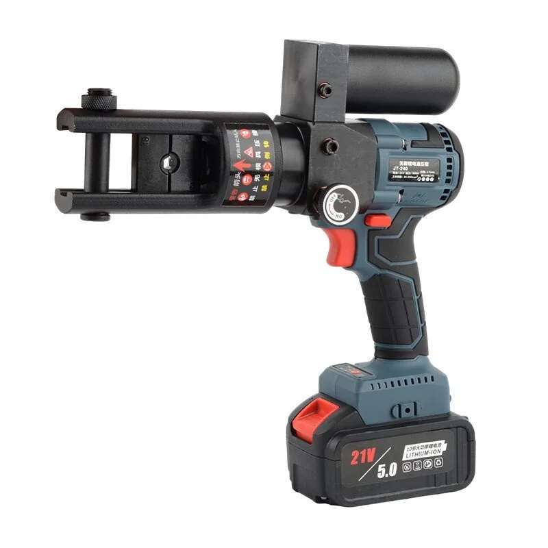 SL240 10-240mm Electric Hydraulic Wire Clamp Copper Nose Brushless Motor Rechargeable Terminal Crimping Tool for Electricians