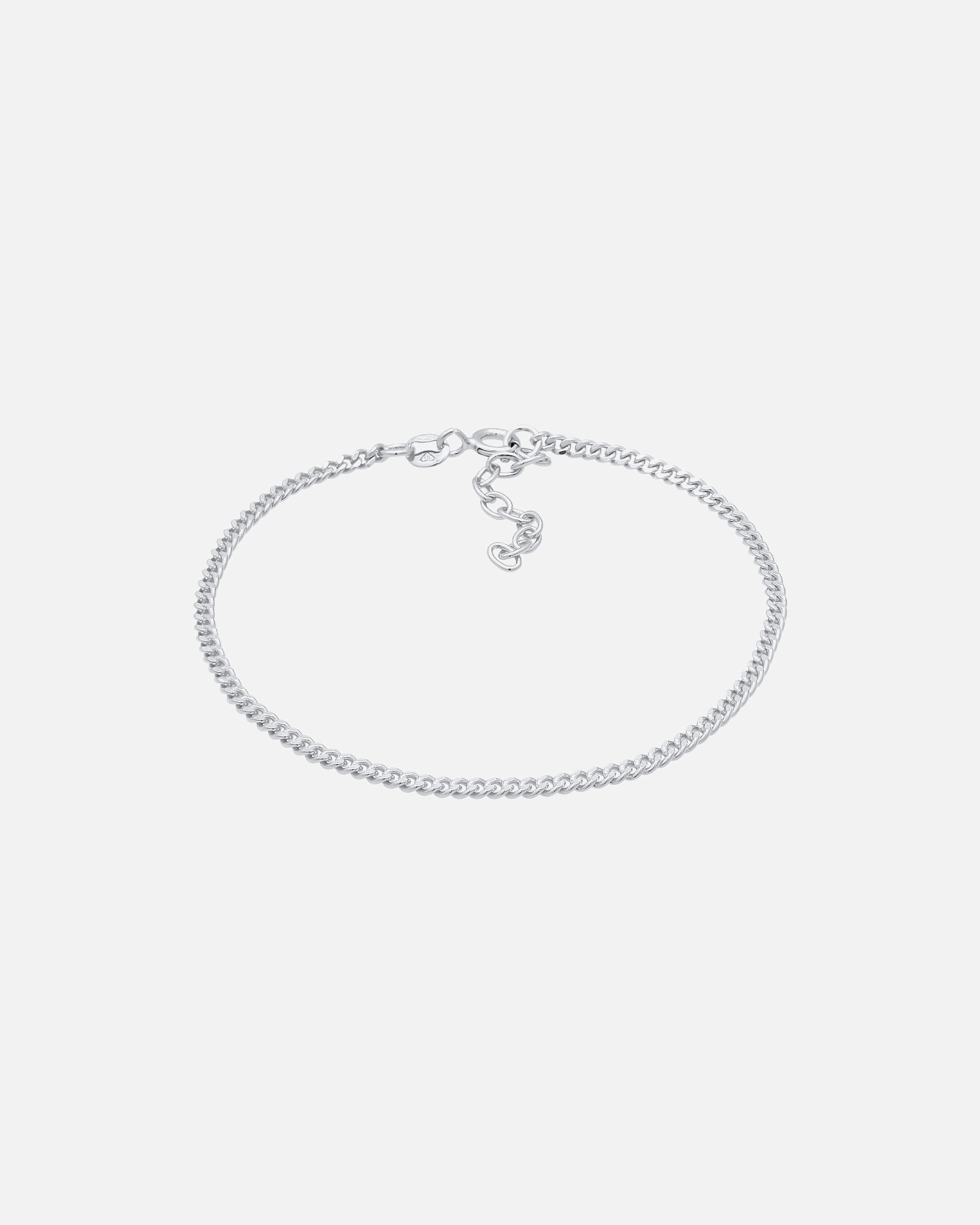 Elli Liens pour dames chaîne de réservoirs Maillons Basic Trend Blogger ajustable en argent sterling 925 plaqué or