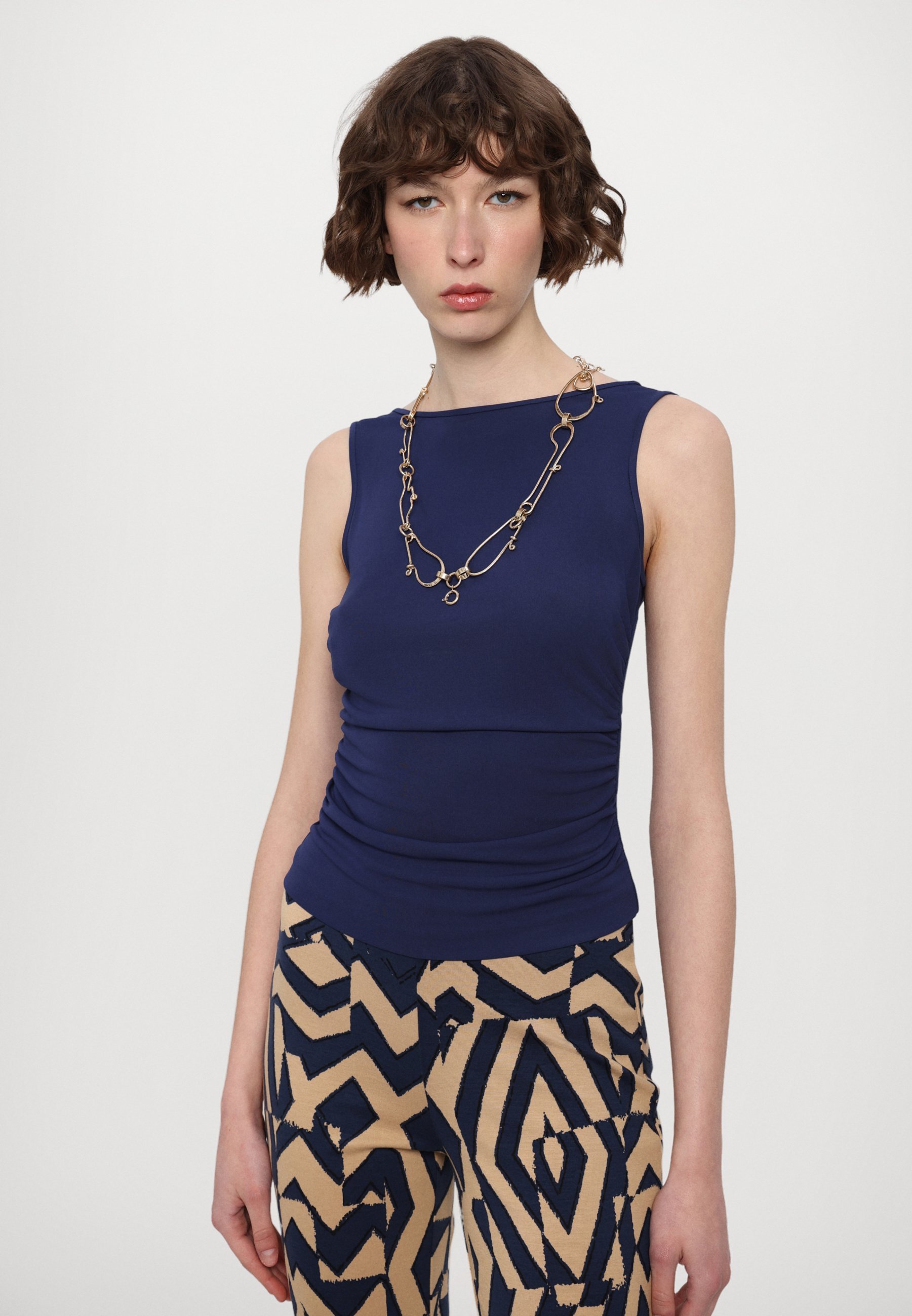 Débardeur CLICK Diane von Furstenberg - Haut - bleu marine