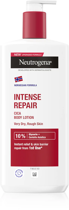 Neutrogena Norwegian Formula® Intensively Body Milk kuivalle iholle