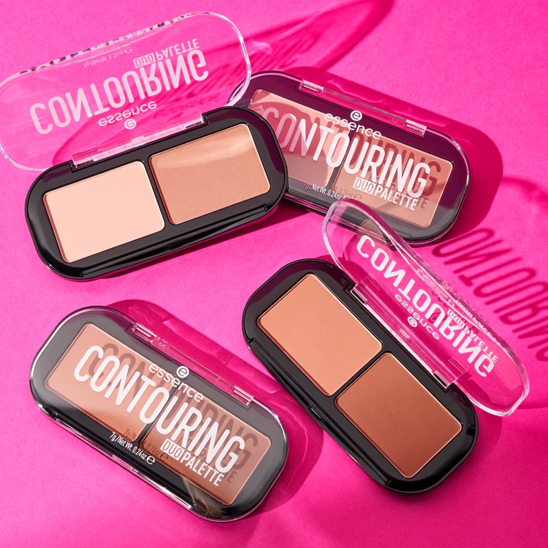 essence CONTOURING DUO PALETTE paleta za konturiranje obraza