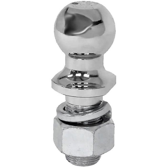 Bola de remolque cromada con capacidad para 50 mm de diámetro, repuestos para remolques, accesorios para vehículos recreativos.