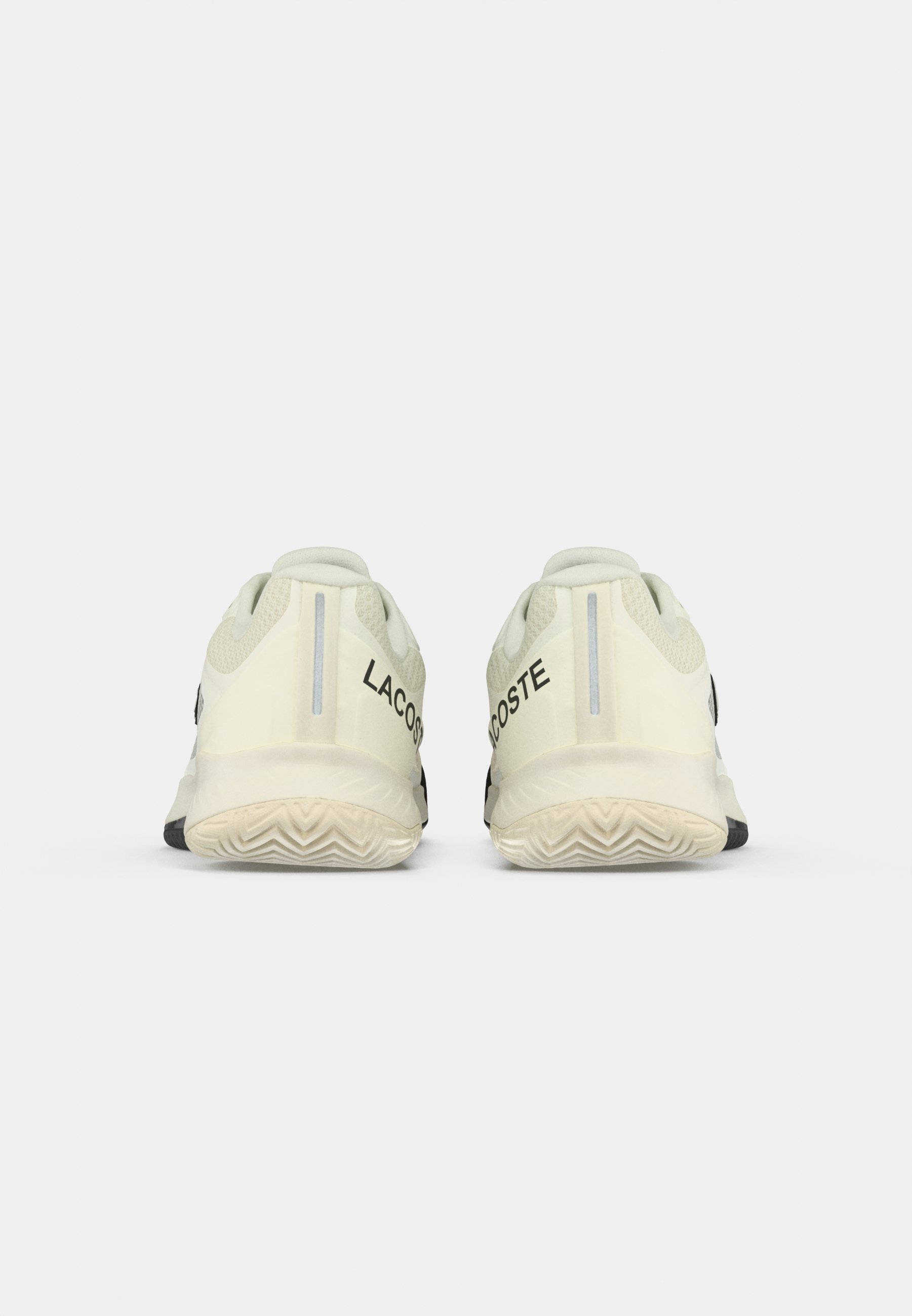 Lacoste Sport TECH POINT - Buty tenisowe uniwersalne - off white/black