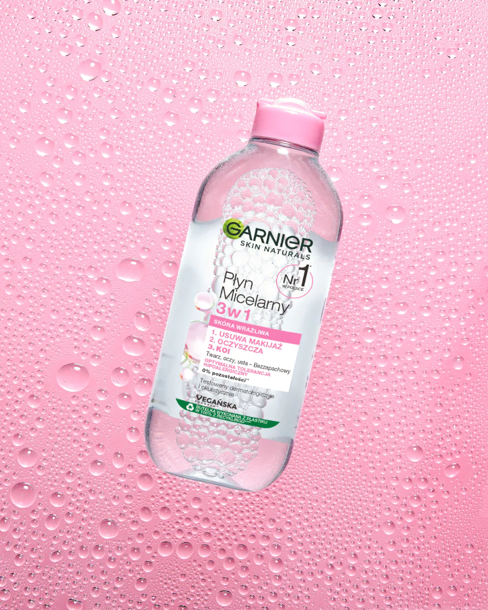 Garnier Skin Naturals Płyn micelarny do skóry wrażliwej 3w1