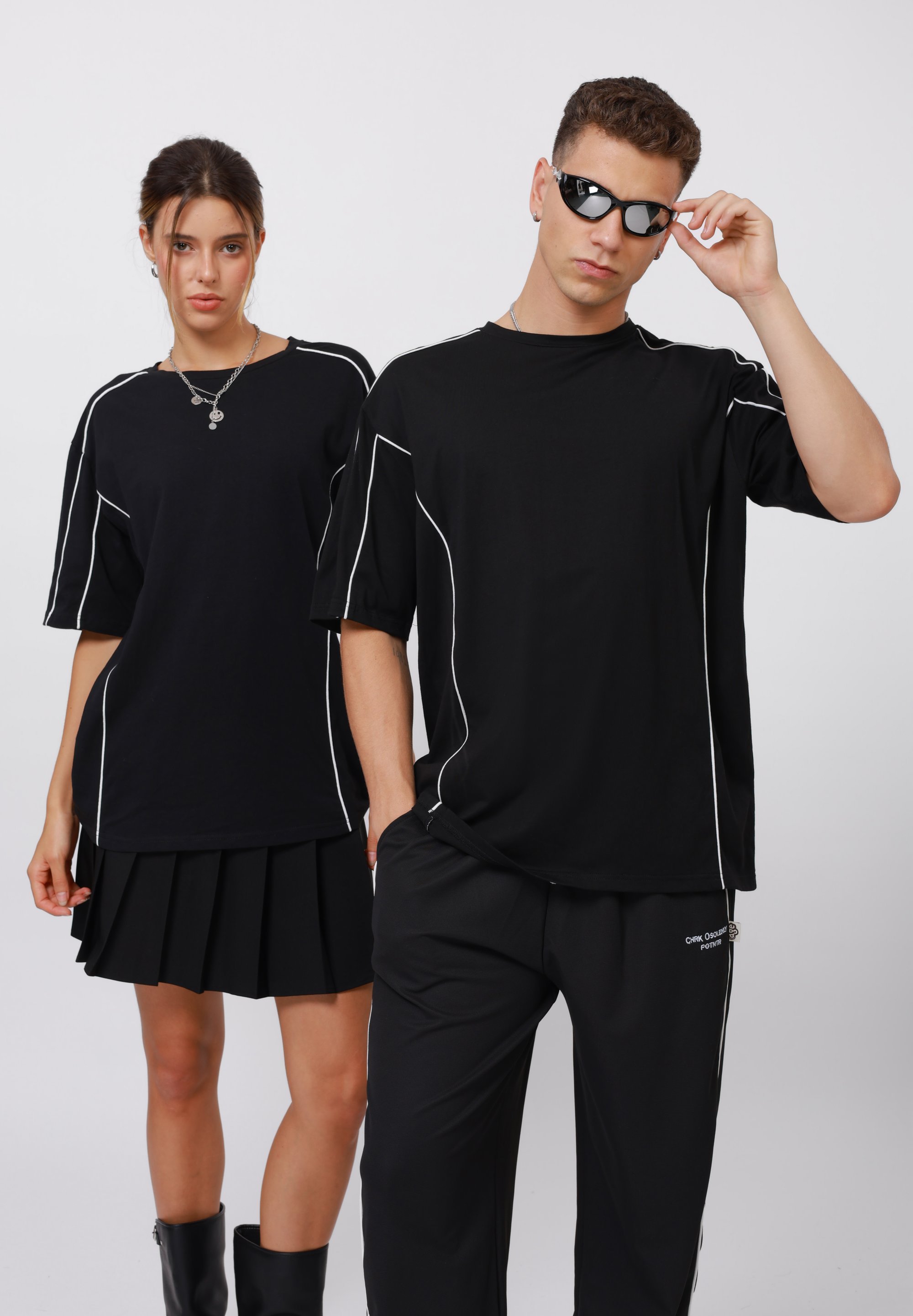 YOURTURN UNISEX - T-shirt basic - nera