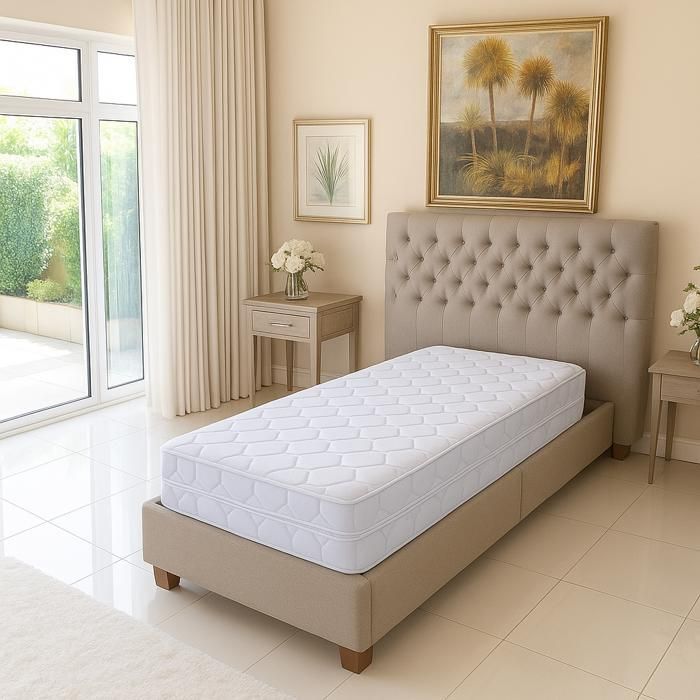 Colchón - KING OF DREAMS - 90x200 - Extra firme - Espuma viscoelástica - Hipoalergénico