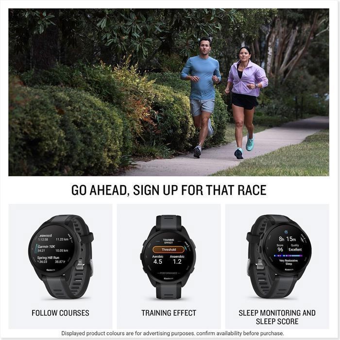Montre connectée - Garmin Forerunner 165 - 30,4 mm (1,2