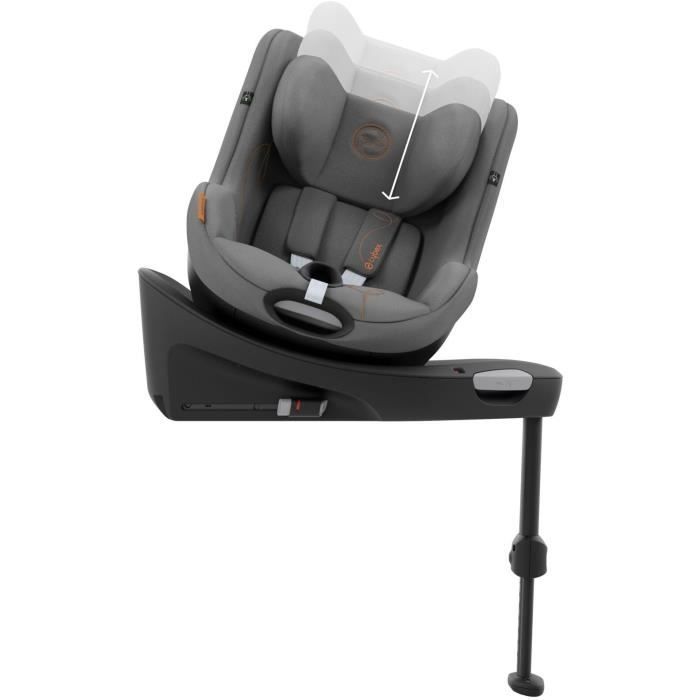 Silla de coche Cybex Sirona G Gold - De 61 a 105 cm - Desde el nacimiento hasta los 19 kg - De 3 meses a 4 años - Gris lava
