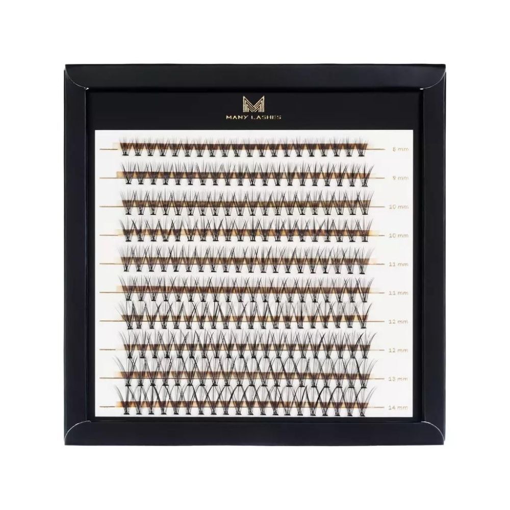 Veel Beauty Master box Superblack zijden wimpers, individueel verpakt.