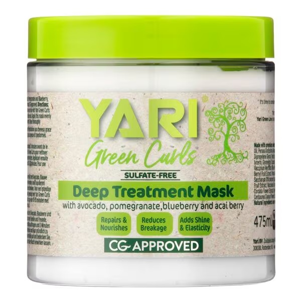 Yari zaļo loku dziļās iedarbības maska<br>475ml