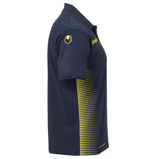  Polo Score bleu marine/jaune fluo Uhlsport