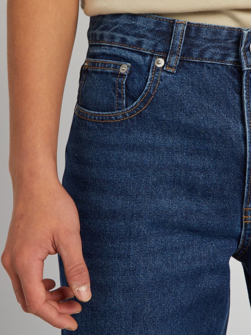 Pantalones vaqueros rectos - AZUL