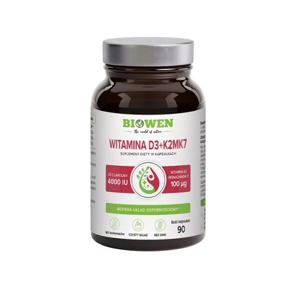 Biowen Vitamina D3 4000 UI + K2MK7