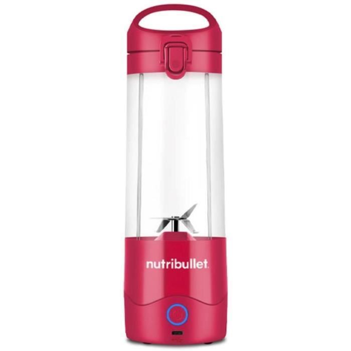 Draagbare blender - NUTRIBULLET - NBP003MA - 100 W - 475 ml beker - BPA-vrij - Magenta