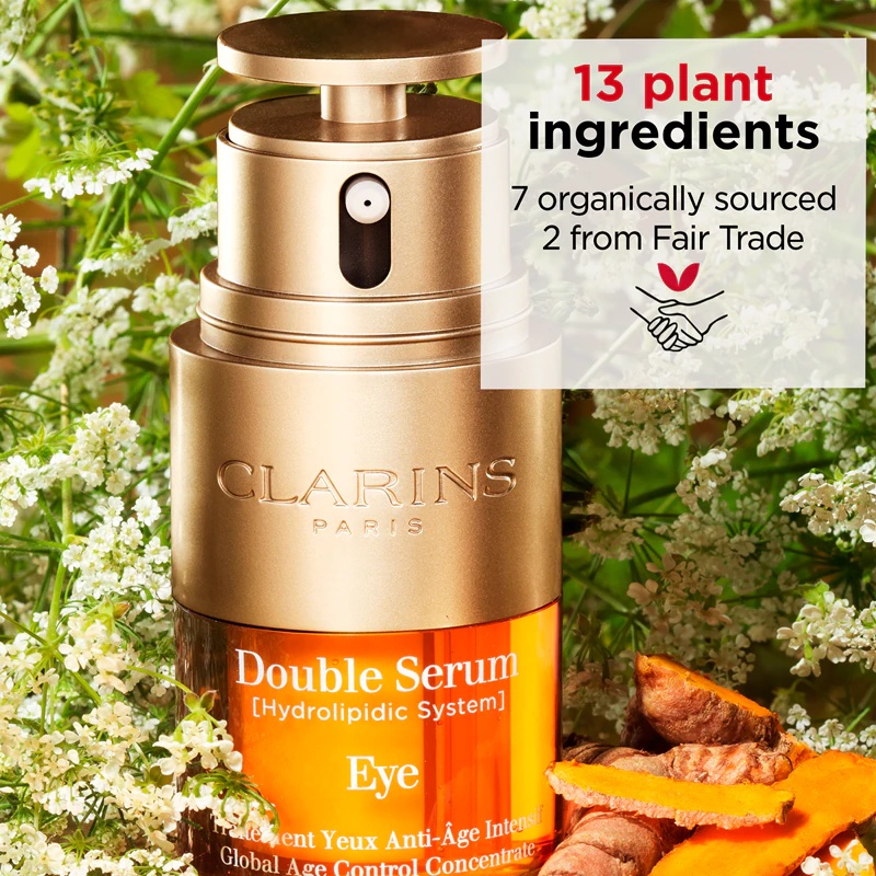 „Clarins Double Serum Eye“ – maitinamasis paakių serumas nuo raukšlių.