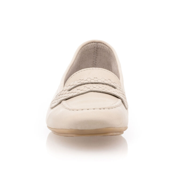 Beige Damen-Loafer/Bootsschuhe
