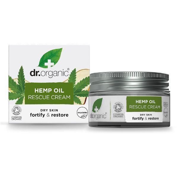 Dr. Organic kanapių aliejaus gelbėjimo kremas 50ml