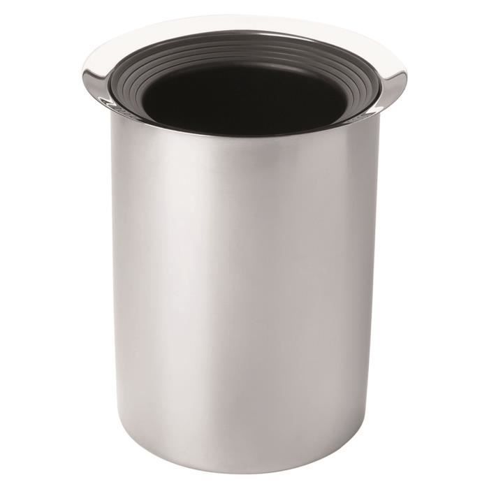 Flaschenkühler aus Edelstahl + 4 Kühlelemente.