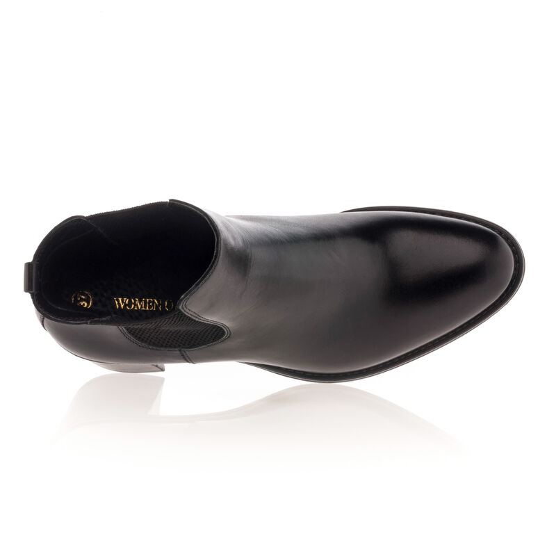 Schwarze Damenstiefel / Stiefeletten
