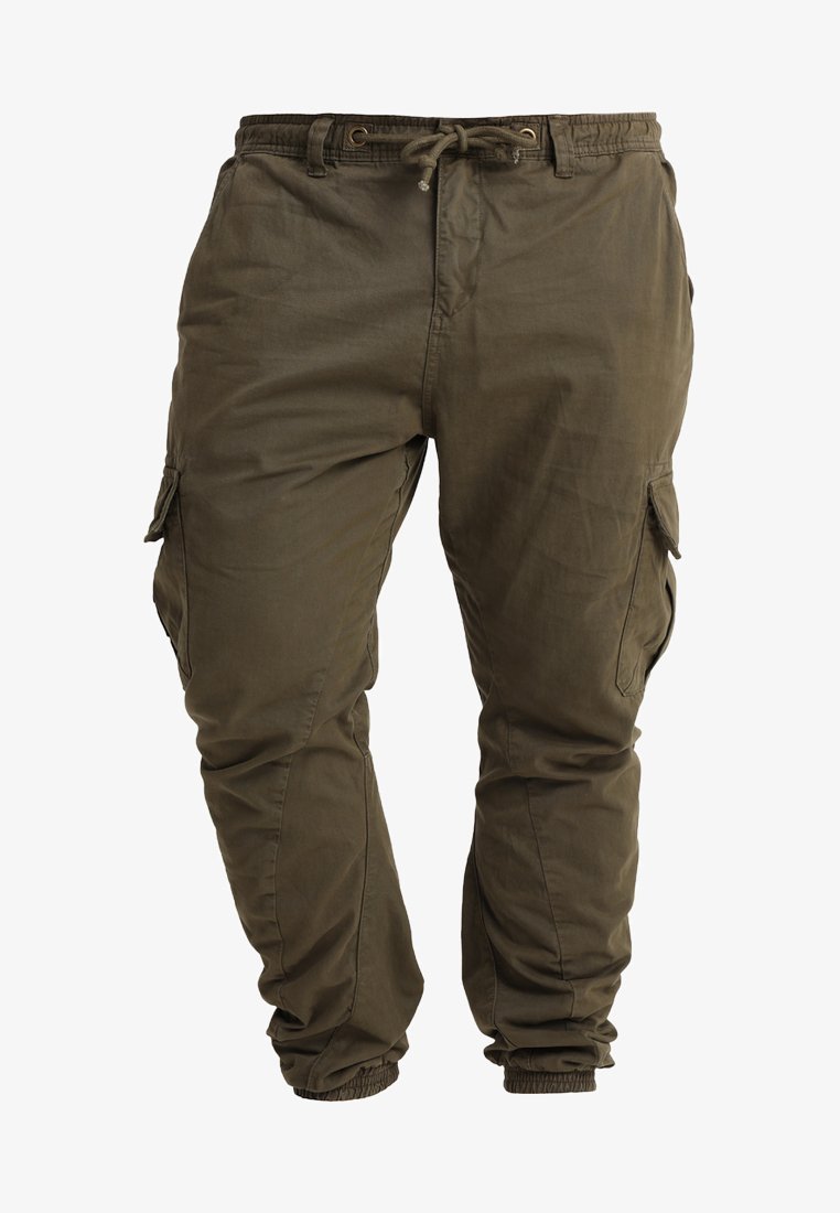 Urban Classics CARGO JOGGING KALHOTY - Kalhoty cargo - olivová