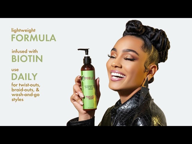 Crema de peinado diaria de romero y menta de Mielle Organics
