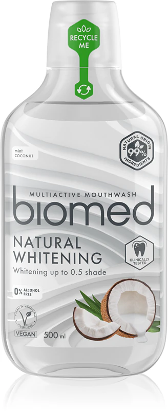 Enxaguante bucal clareador natural Biomed