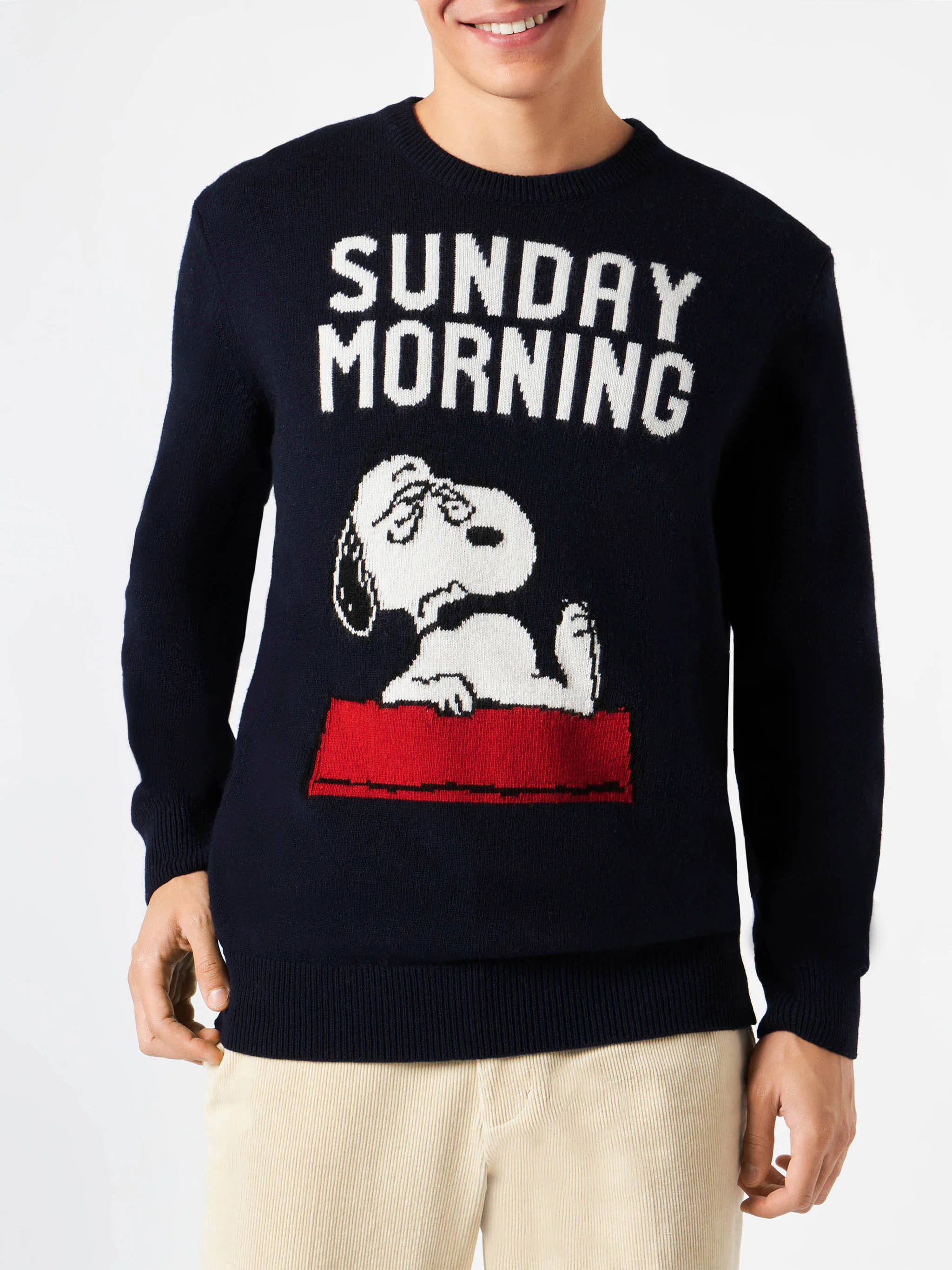 Maglione da uomo con stampa Snoopy Sunday Morning | SNOOPY - EDIZIONE