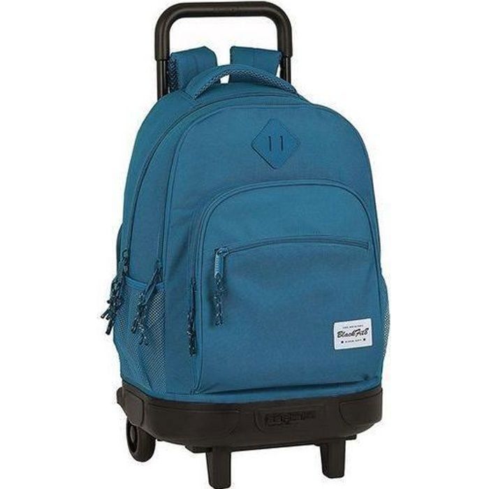 Cartable à roulettes - BlackFit8 - Egeo Bleu - Taille unique - Amovible - Mixte